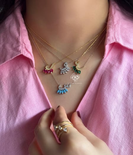 سلسله حرف عربي شايني تركواز