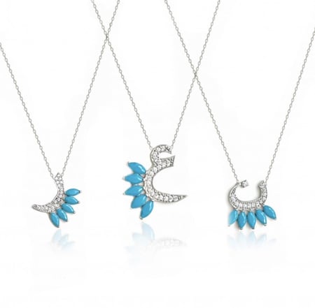 سلسله حرف عربي شايني تركواز