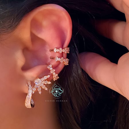 اقراط ريتا ابيض