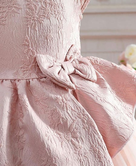 فستان اطفال عقدة فراشة