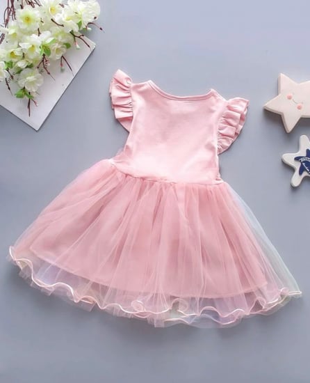 فستان اطفال وردي بنات