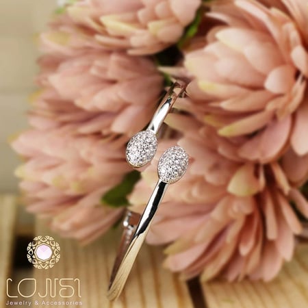 اسوارة زركون مطلية