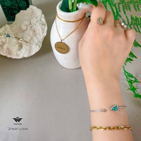 أسوارة الملاكايت الفضه