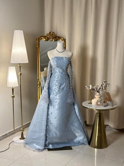 فستان سهرة طويل  4742