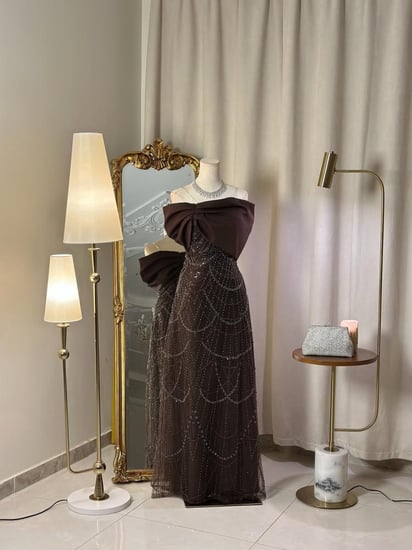 6553 - فستان سهرة طويل