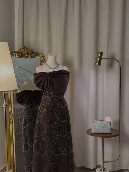 6553 - فستان سهرة طويل