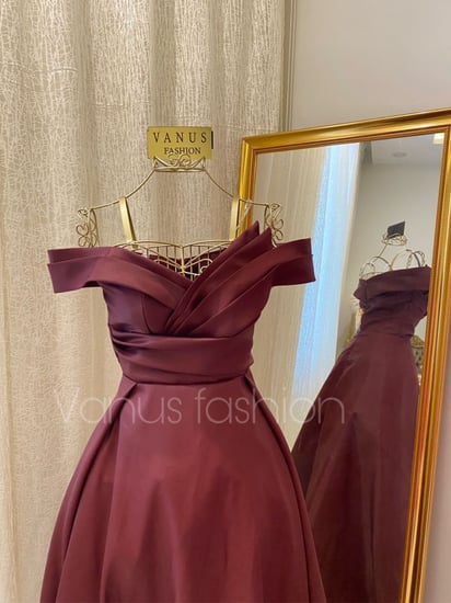 فستان سهرة طويل ( 3 الوان ) 3511