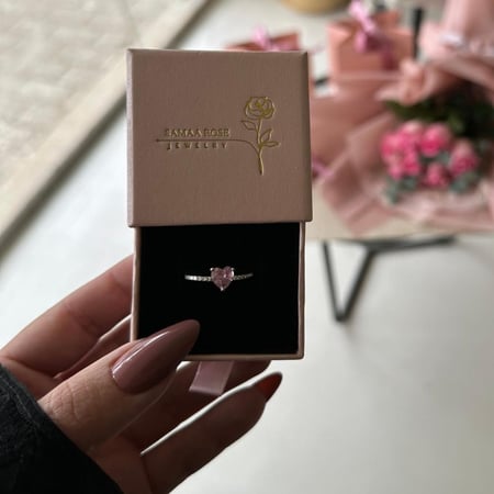 خاتم pink heart