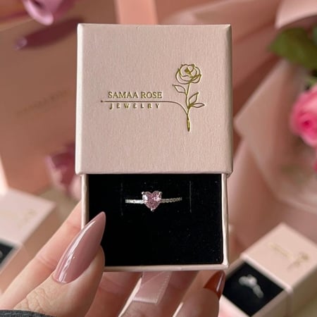 خاتم pink heart