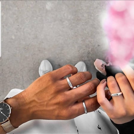 خاتمين الكابلز فضه خالص