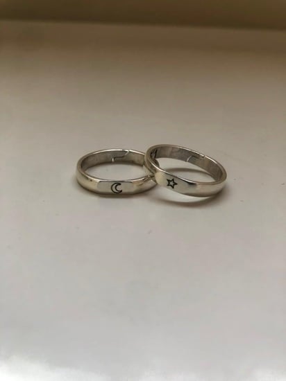 خاتمين الكابلز فضه خالص