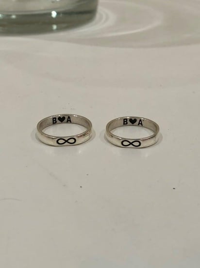 خاتمين الكابلز فضه خالص