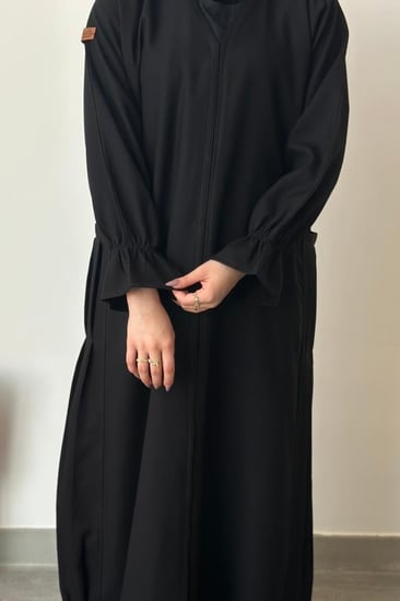 عباية كتان بجيوب