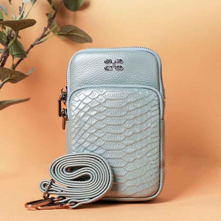 شنطة كروس جلد