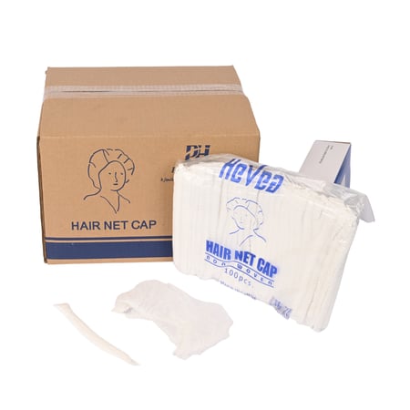 غطاء رأس أبيض قماش-مثالية النظافة