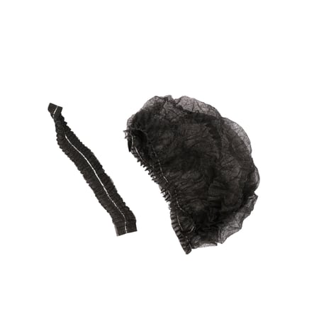 غطاء راس قماش أسود 100 حبة