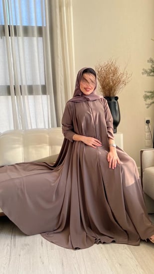 عباية تربل كلوش (034)