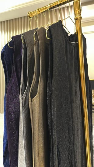 فستان كريب لاميه (046)