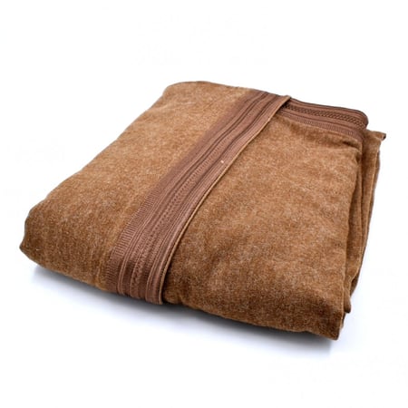 عباية مشلح سورية بلون أشقر غامق من الوبر مخلوط الإكرليك وألياف البو