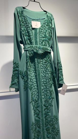 قفطان شك زيتي