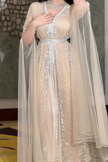 قفطان اكمام طويله