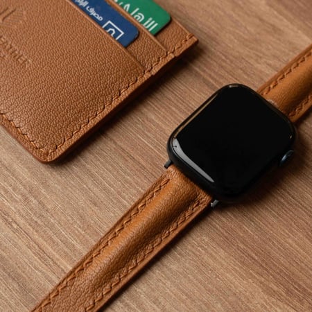 محفظة بطاقات و سير ساعة ابل