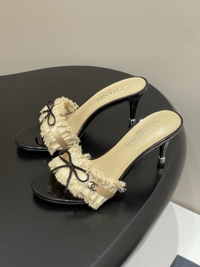 Vintage chanel mules vintage