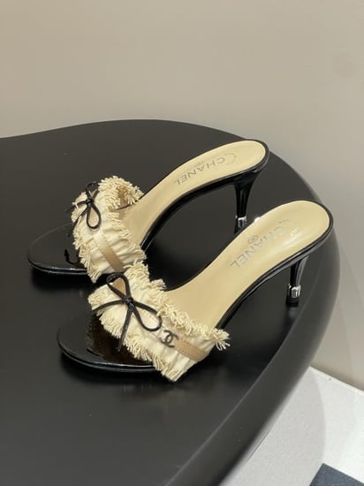 Vintage chanel mules vintage