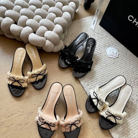 Vintage chanel mules vintage
