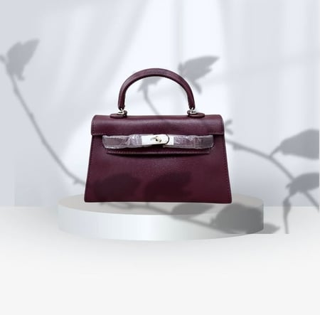 Burgundy bag