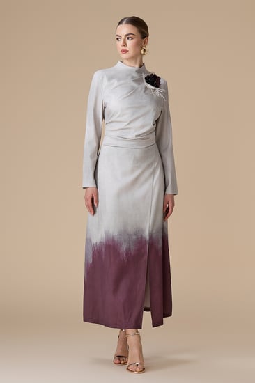 فستان بيج طويل اومبريه