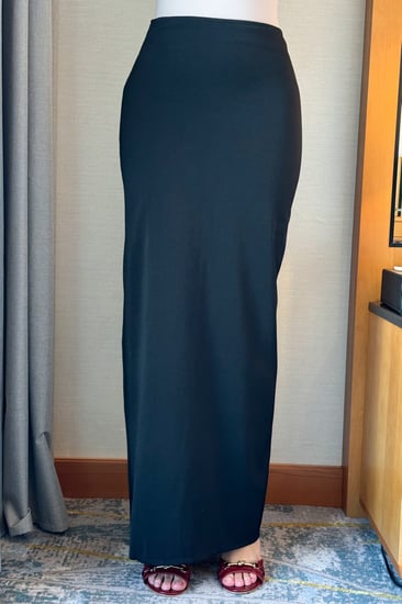 تنورة كلاسيكة طويلة لون اسود