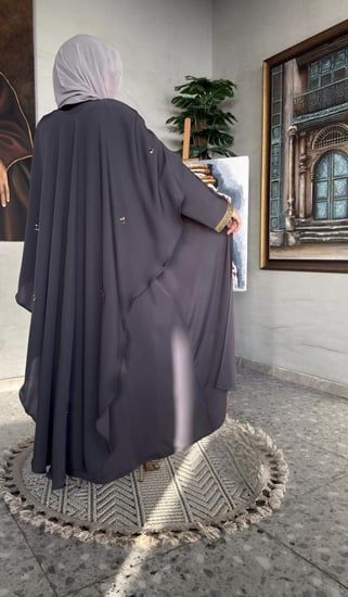 عباية كريب زيتي