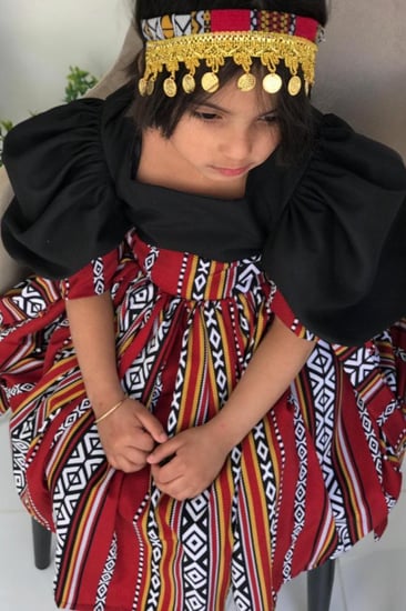فستان بناتي ليوم التاسيس