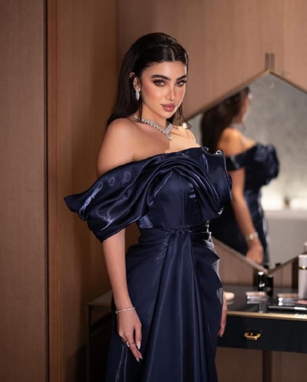 فستان ميكادو لمعه