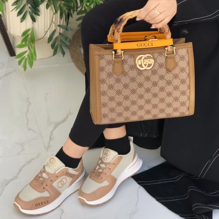 طقم شنطه مع شوز ماركه