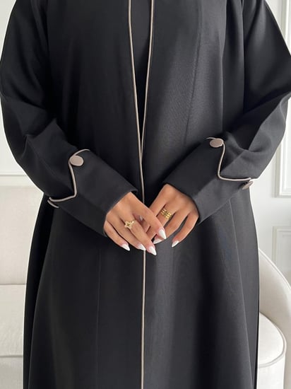 كريب تطريز بالخلف