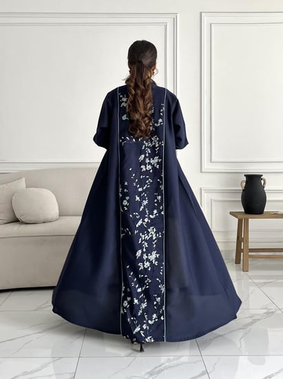 كريب تطريز بالخلف