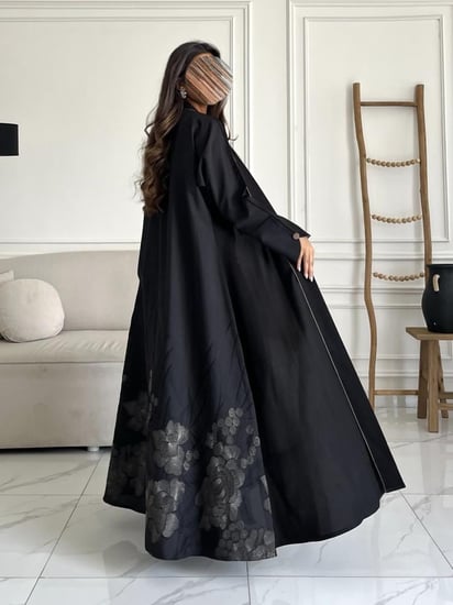 كريب تطريز بالخلف