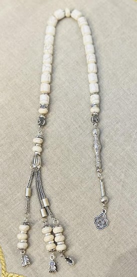 سبحة  يوناني من الحجر طبيعي