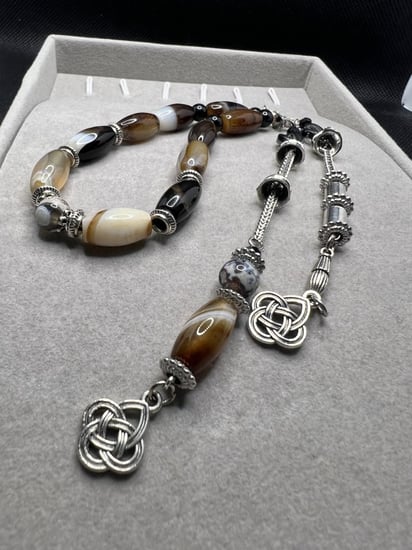 مسبحة يوناني  11 خرزة مقاس mm 12