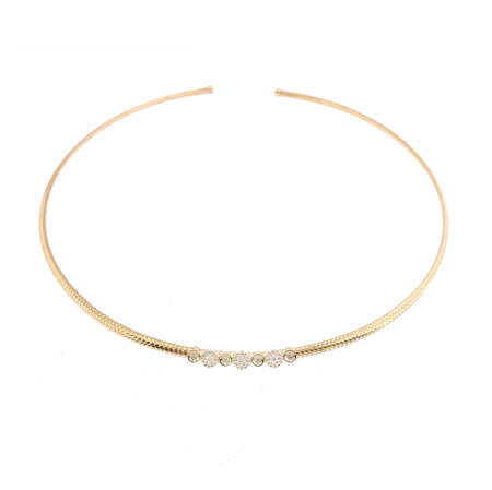 تشوكر ألماس مدور