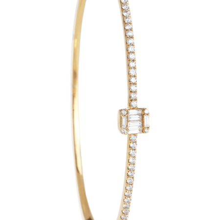 اسوارة بألماس باجيت ومدور