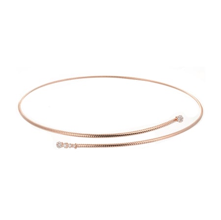 تشوكر ألماس مدور