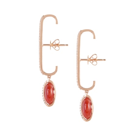 حلق طويل سقنتشر بحجر البارون