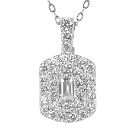 تعليقة ألماس باجيت ومدور