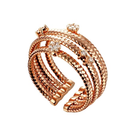 خاتم ڤيڤا لا ڤيدا ألماس مدور