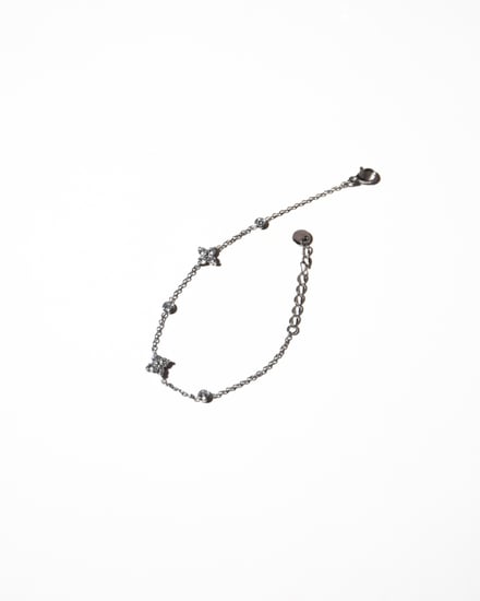 إسوارة سحر مطلية بالذهب عيار 18 ومرصعة بالزركون - قطعة واحدة