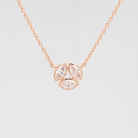 تعليقة من الذهب الروز قولد والالماس مجوهرات لافي مجوهرات ذهب والماس