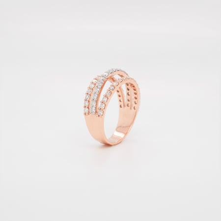 خاتم ذهب والماس -مجوهرات الماس وذهب -مجوهرات لافي